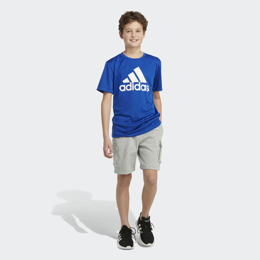 adidas Cargo Fleece Shorts - Grey | Kids' Training | adidas US