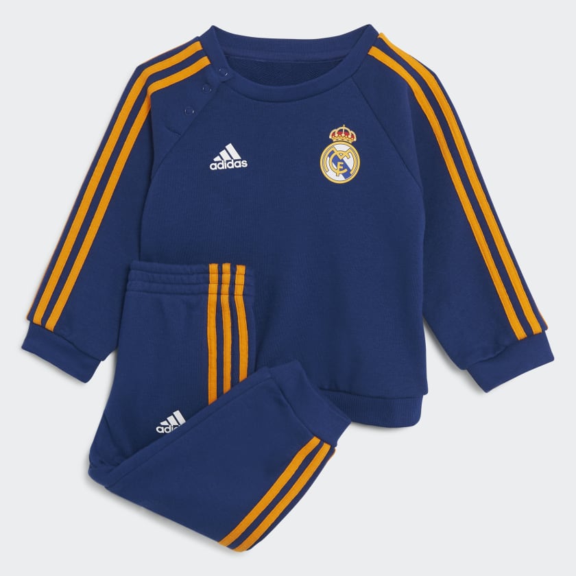 Adidas Real Madrid 21/22 Training Jersey (Blue/Orange)