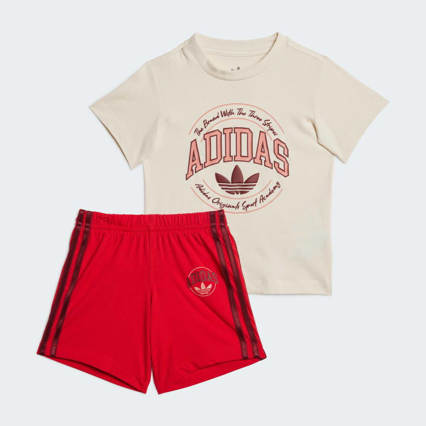 adidas VRCT Short Tee Set White adidas Singapore