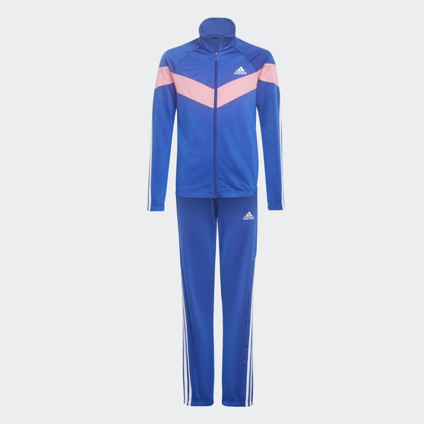 Buzo AEROREADY Colorblock Poli ster Azul adidas adidas Peru