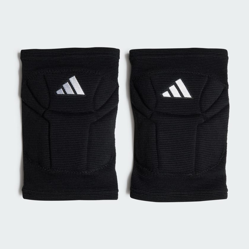 Adidas Adult Elite Volleyball Knee Pads Black White M