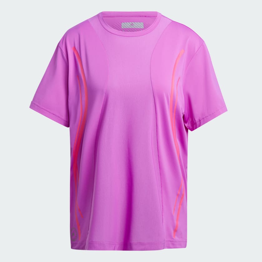 T shirt da running adidas by Stella McCartney TruePace Viola IW1149 01 laydown