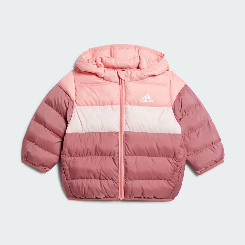 adidas Synthetic Down Jacket Pink adidas Ireland