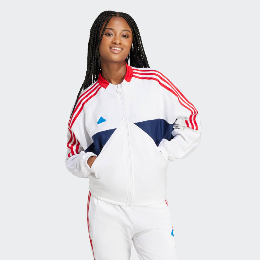 adidas Tiro Cut 3-Stripes Track Jacket - White | Free adidas Tiro Cut 3-Stripes Track Jacket - White | Free