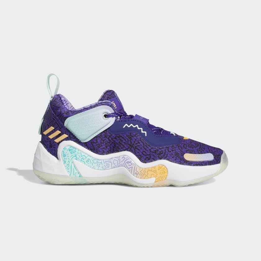 adidas D.O.N. #3 Basketball Shoes - Purple | Kids' Basketball