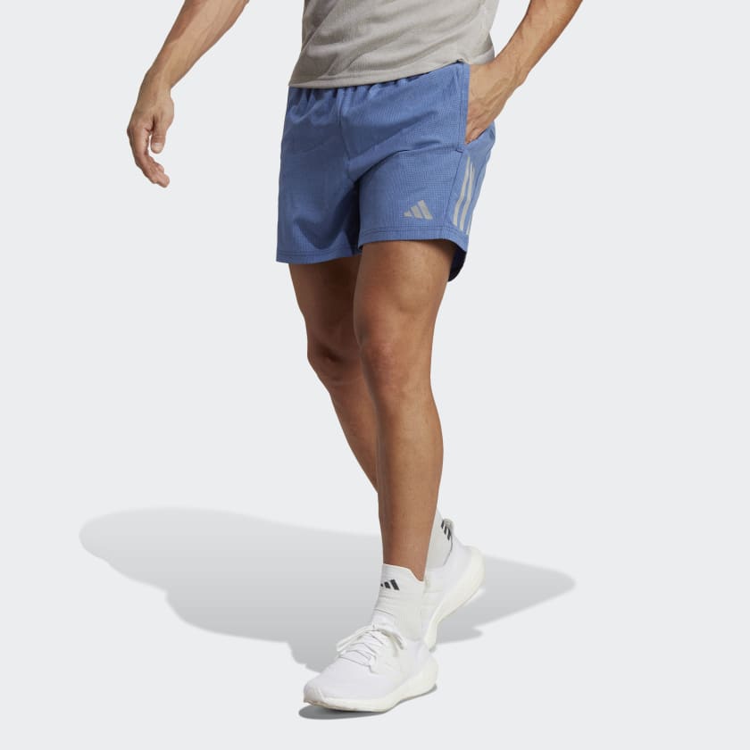 adidas Men's 7 Grey/Reflective Run-It Shorts (Running Shorts) (EC3689)  Size 2XL