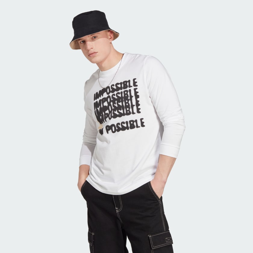 Adidas graphic on sale long sleeve hoodie