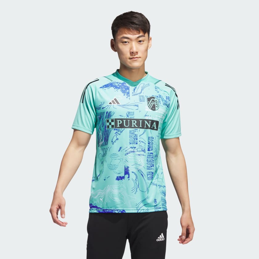 adidas St. Louis CITY SC One Planet Jersey - Green | Men's Soccer | adidas  US