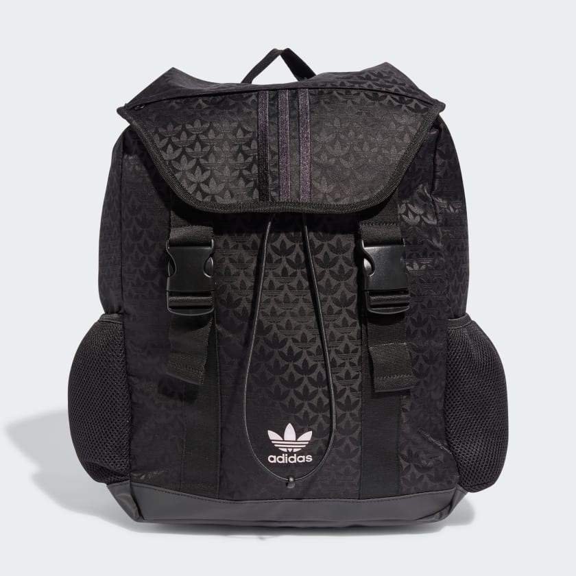 Adidas originals trefoil logo black backpack store
