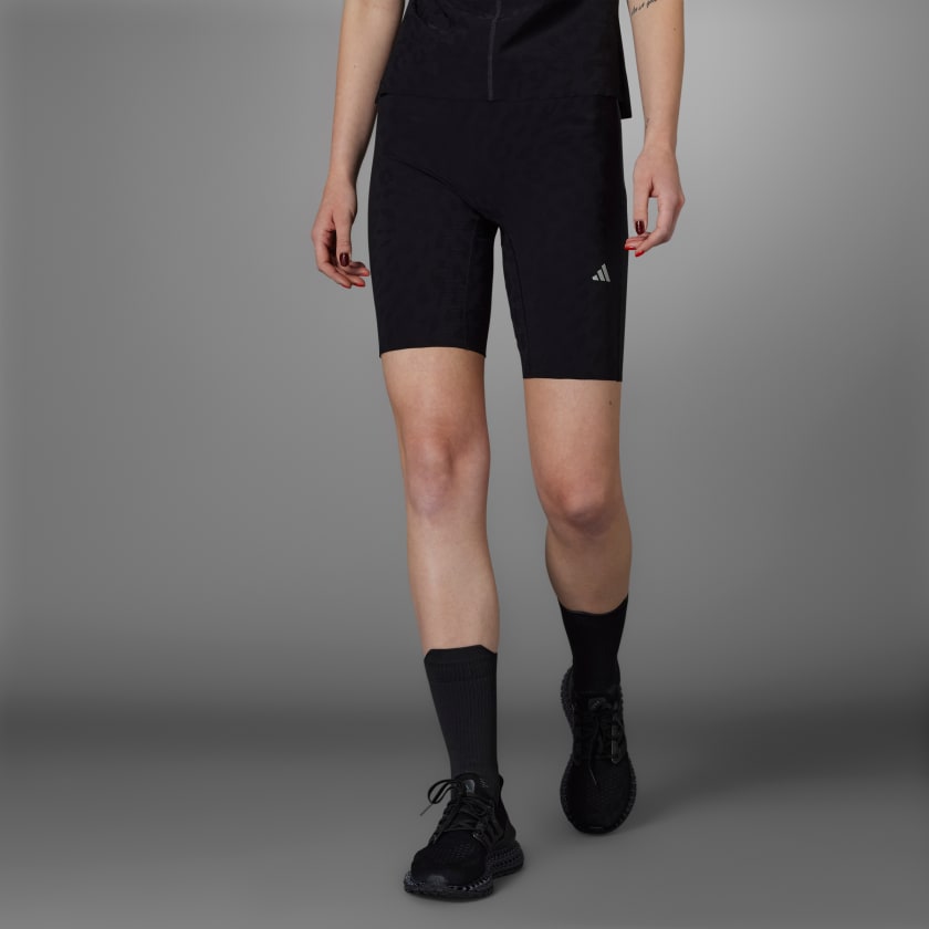 adidas Running Primeweave Short Leggings Black adidas New Zealand