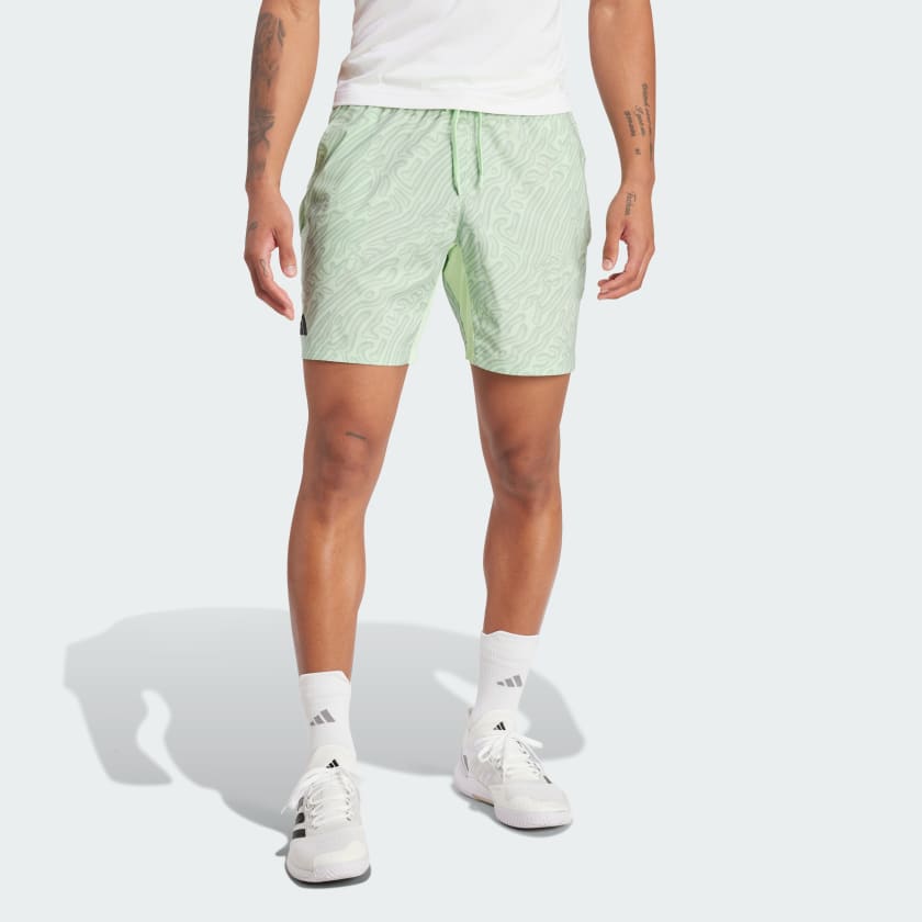 adidas Tennis HEAT.RDY Pro Printed Ergo 7-Inch Shorts - Grün | adidas ...
