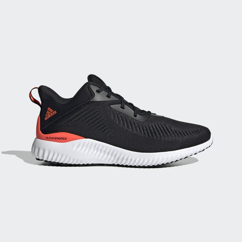 Adidas alphabounce core black new arrivals