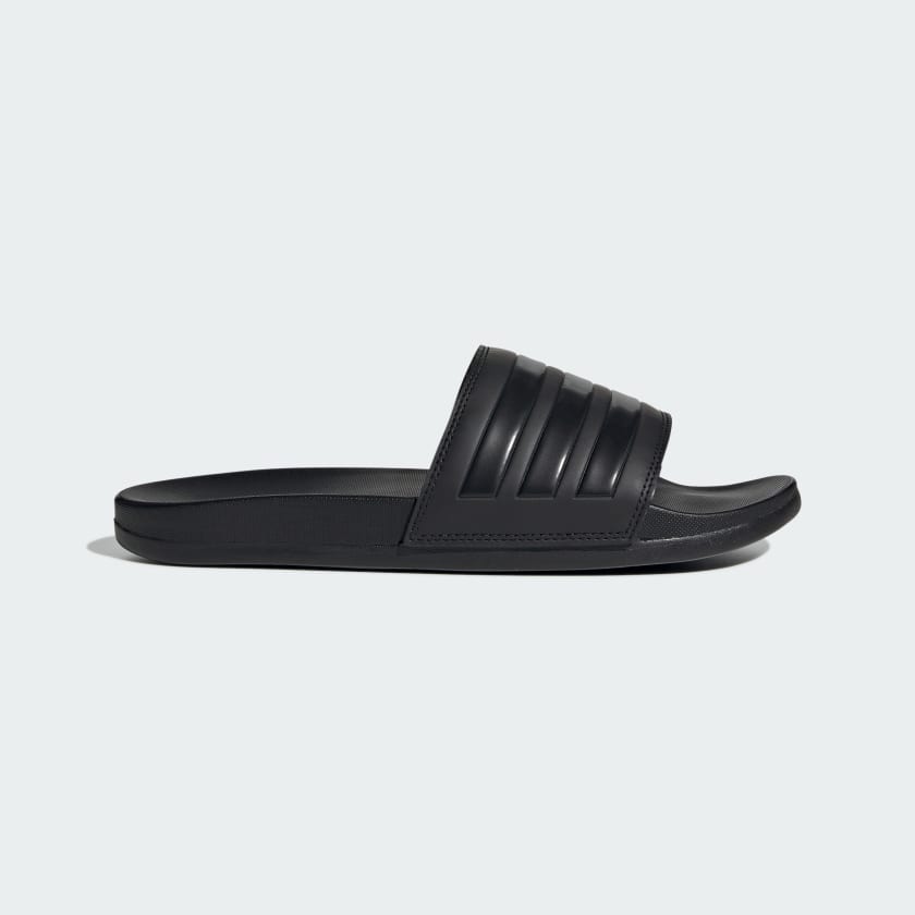 Adidas Men's Adilette Comfort Slides - Black - Size 10