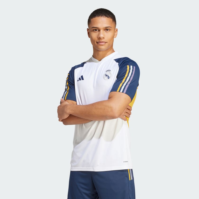 Adidas real madrid training jersey 2025