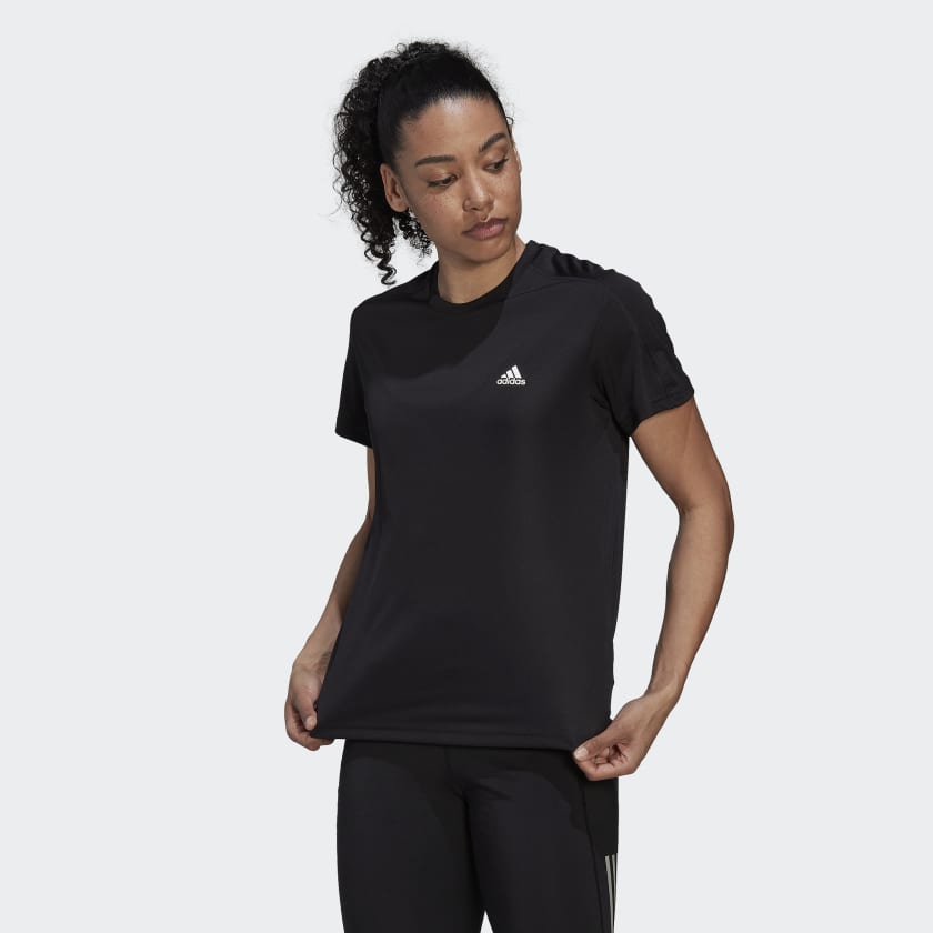 adidas Run It Running Tee - Black | Women's Running | adidas US