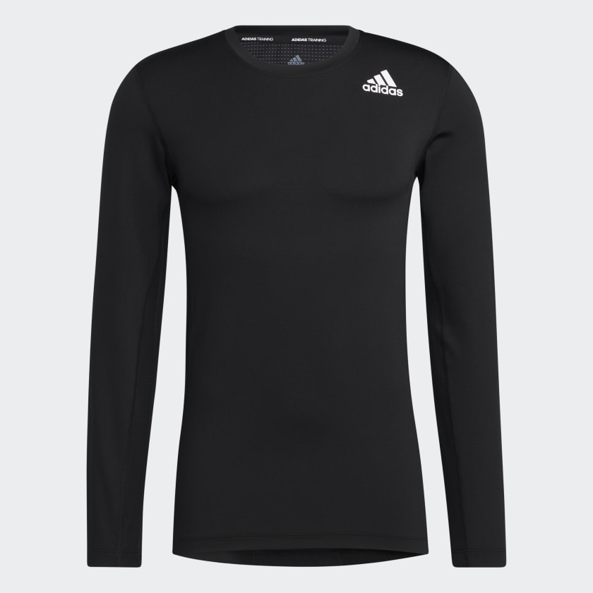 adidas Techfit Compression Top Men's Black New with Tags - Helia Beer Co