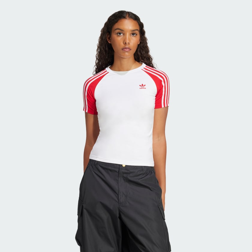 Adidas raglan t shirt shop