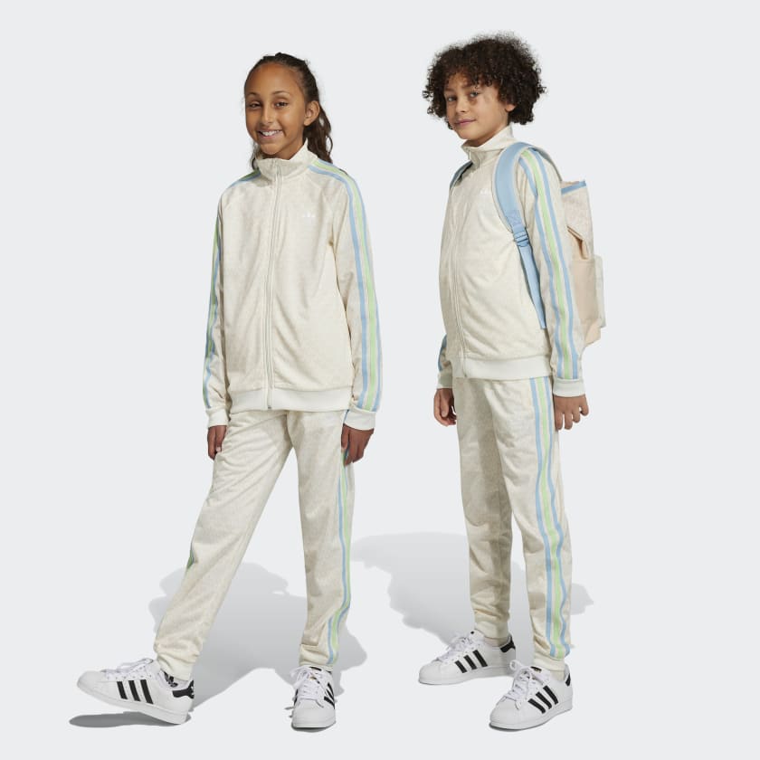 Kids white sales tracksuit bottoms