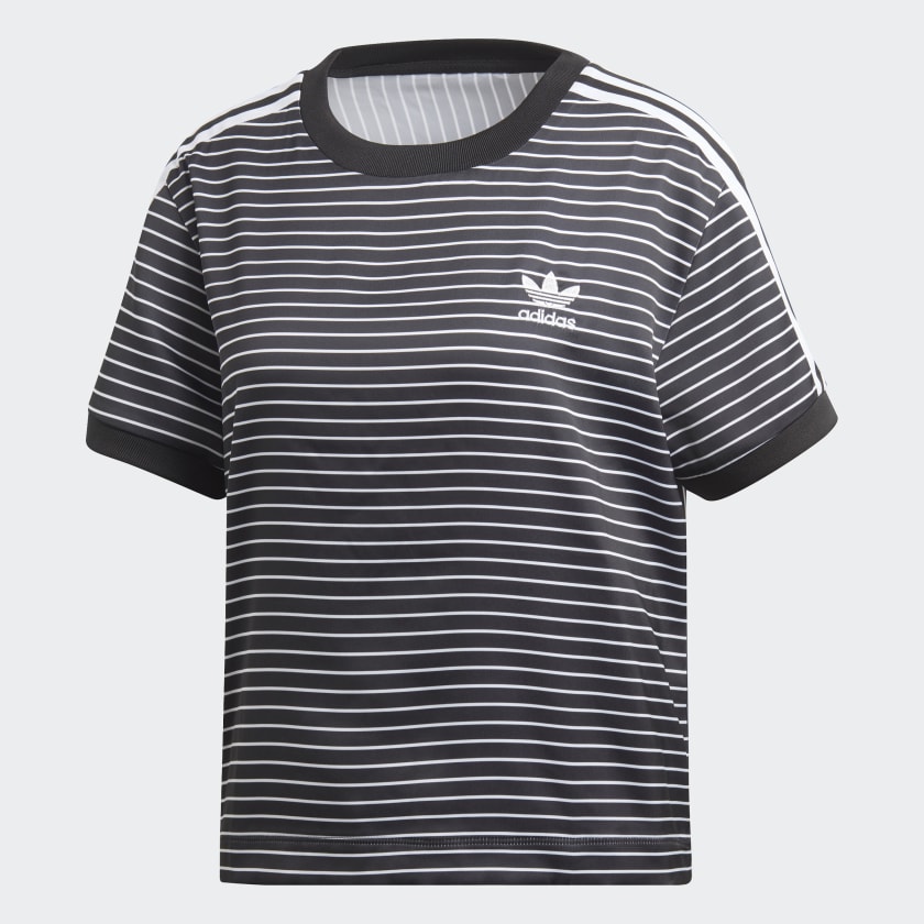 adidas Camiseta 3 Rayas Negro adidas Colombia