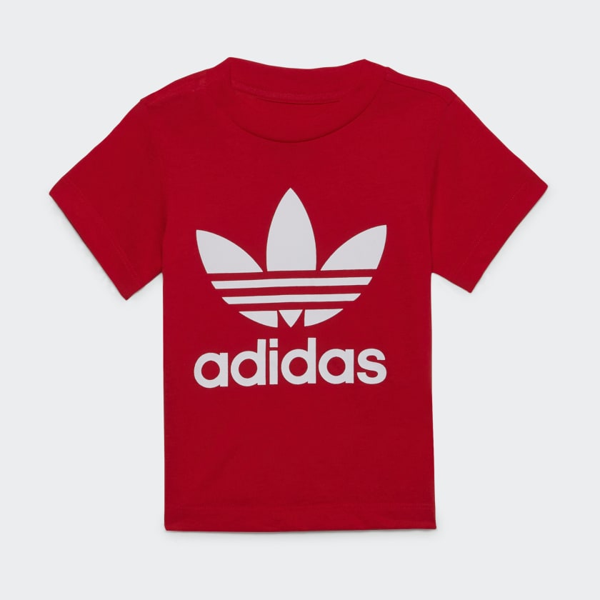 adidas Trefoil T-Shirt - Red | adidas UK