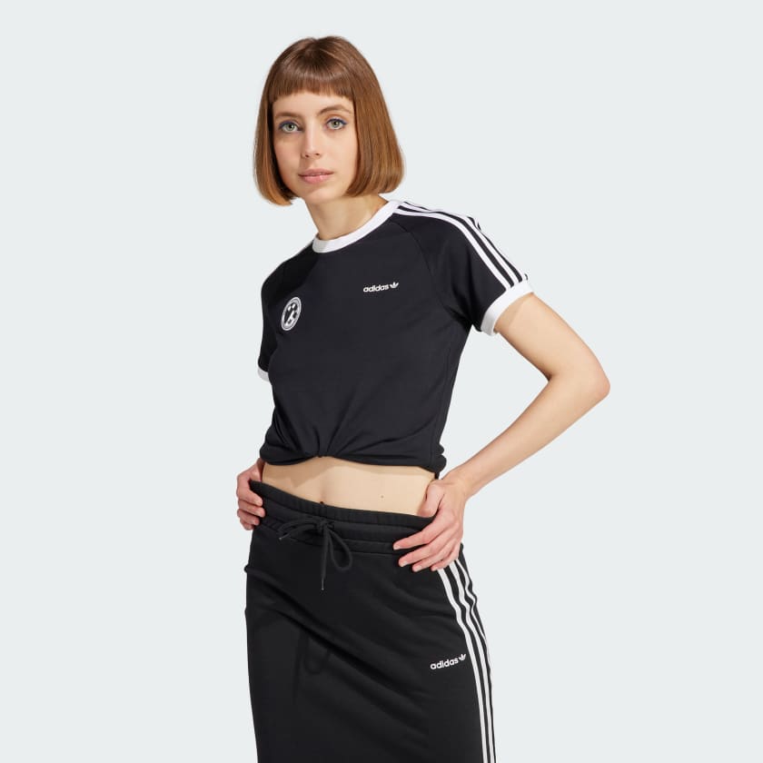 adidas Football Short Sleeve Tee - Black | Women's Lifestyle | adidas US