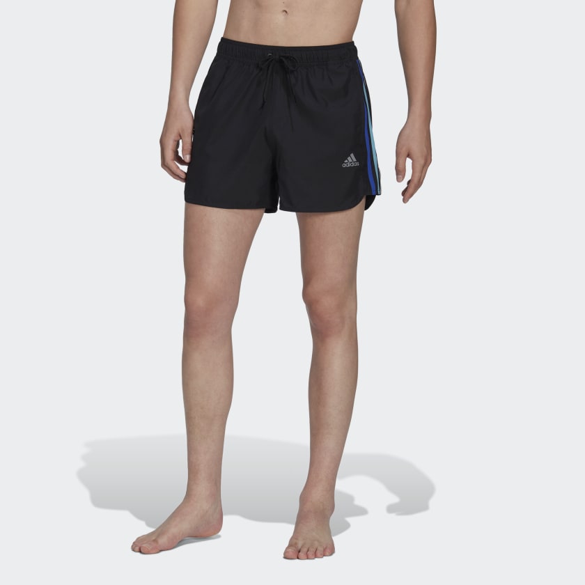 Artes literarias Retener Bosque adidas Very Short Length Retro Split Swim Shorts - Black | adidas Belgium