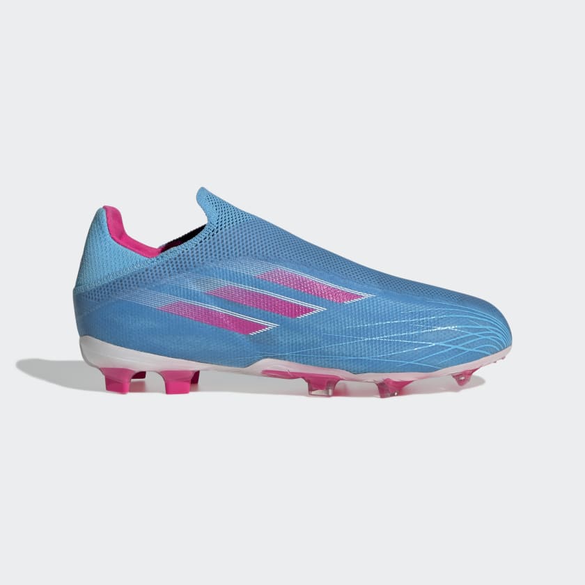 pink adidas x football boots