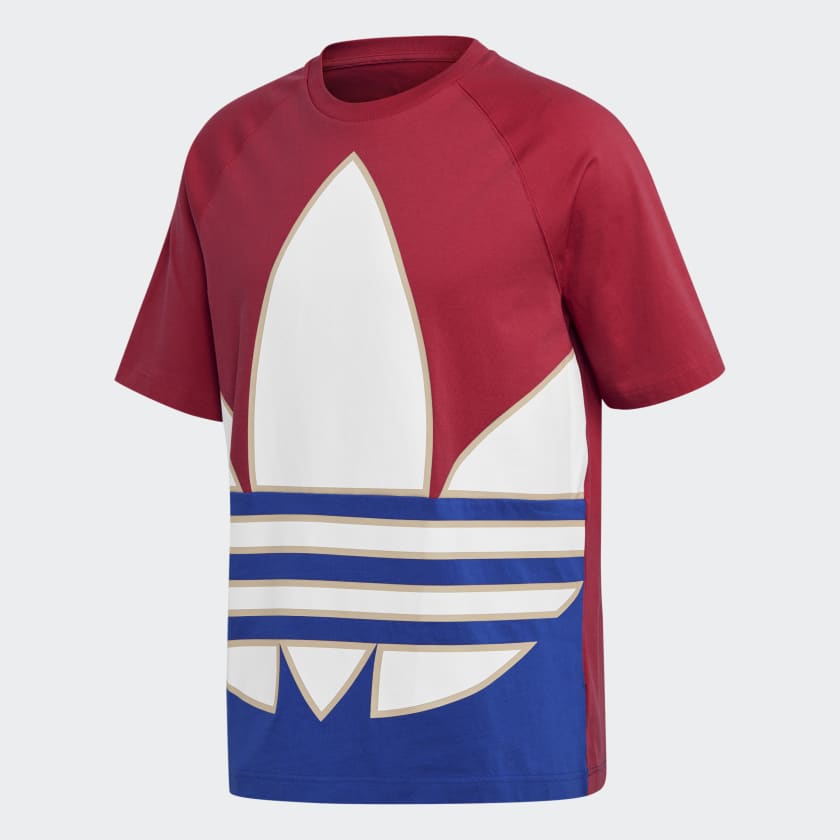 Camiseta adidas big trefoil feminina hot sale