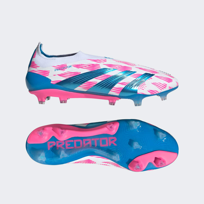 Scarpe da calcio Predator Elite Laceless Firm Ground Bianco adidas adidas Italia
