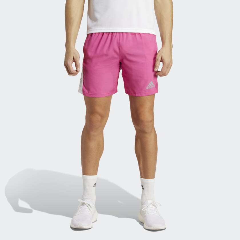 adidas Own the Run Shorts - Pink | Men's Running | adidas US