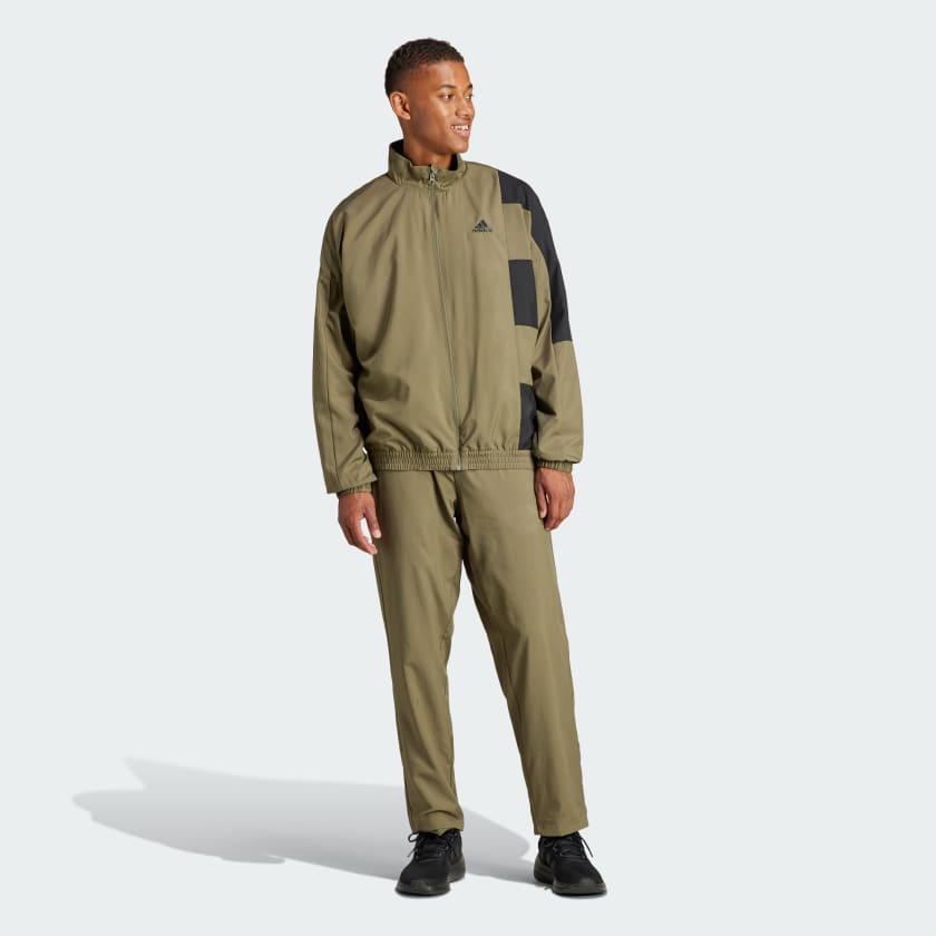 adidas Sportswear Colorblock Track Suit Green adidas Finland