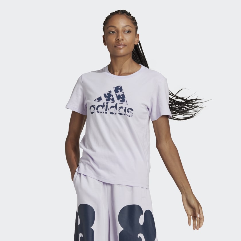 adidas Graphic Tee - Purple | Australia