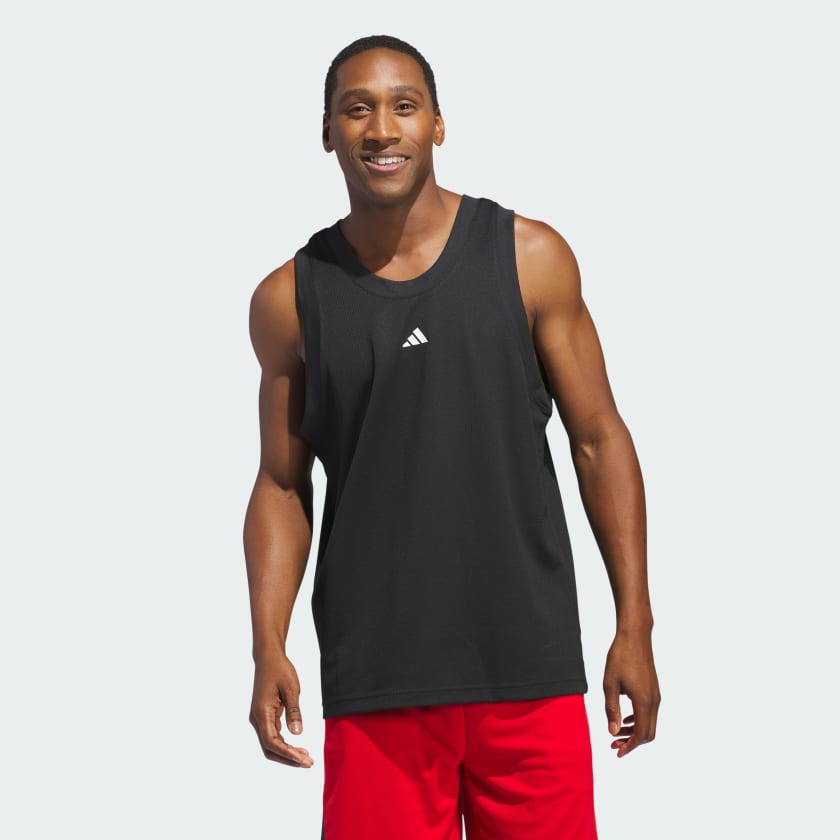 adidas Basketball Legends Tank Top - Black | Free Shipping with adiClub ...