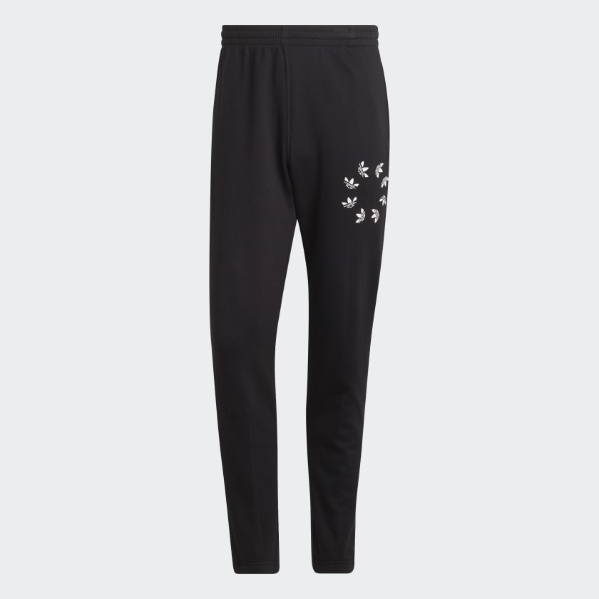 Adidas black sweatpants discount