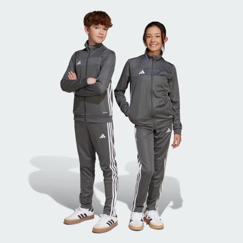 adidas Tiro 25 Essentials Training Pants Kids - Grey | Free