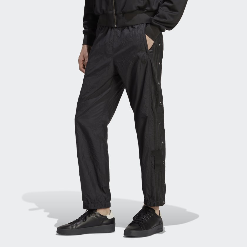 adidas Originals Adibreak Side Popper Track Pants in Black | Lyst
