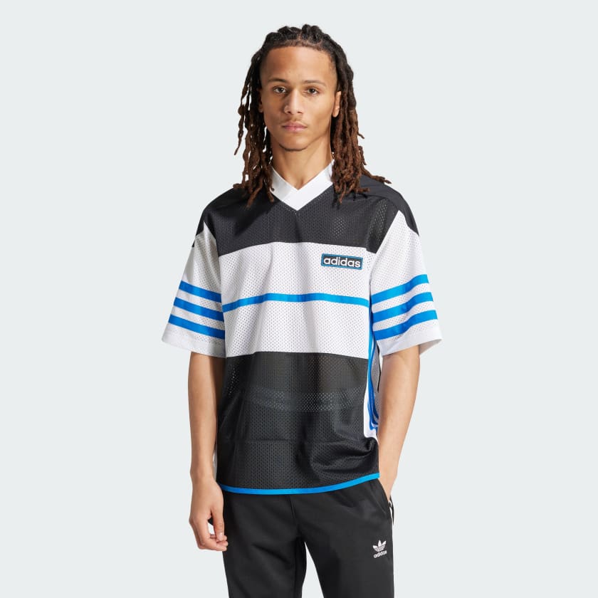 Polera Adicolor Adibreak Malla Negro adidas adidas Chile