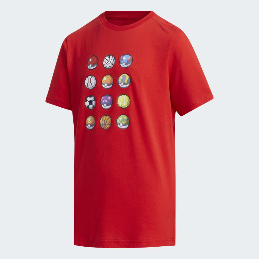 adidas Pok mon Tee Red adidas Thailand