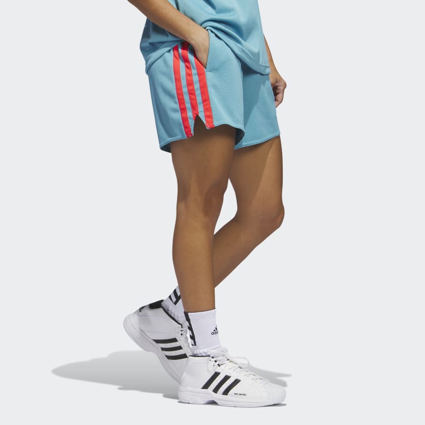 Adidas 3 deals stripe basketball shorts