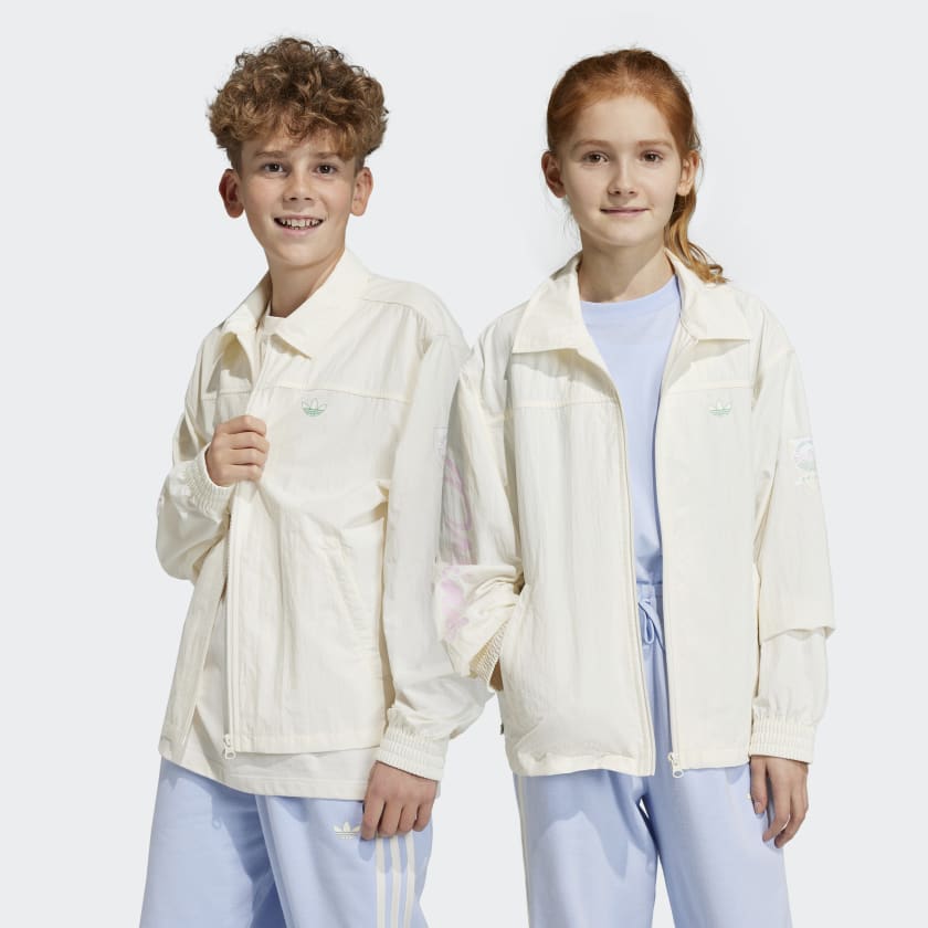 adidas Woven Print Jacket White Kids' Lifestyle | adidas US