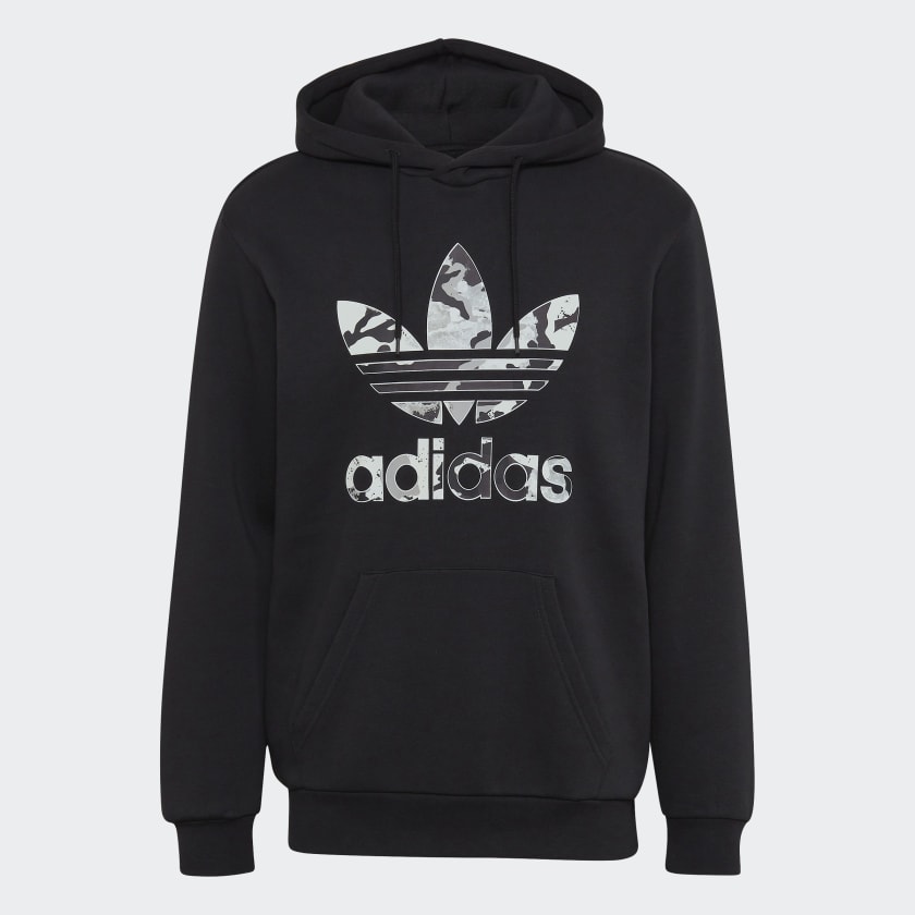 Poleron con Capucha Camo Series Infill Negro adidas adidas Chile