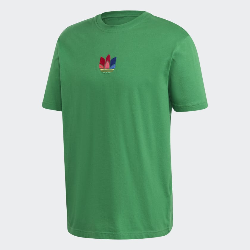 adidas 3D Trefoil Graphic Tee - Green | adidas Malaysia