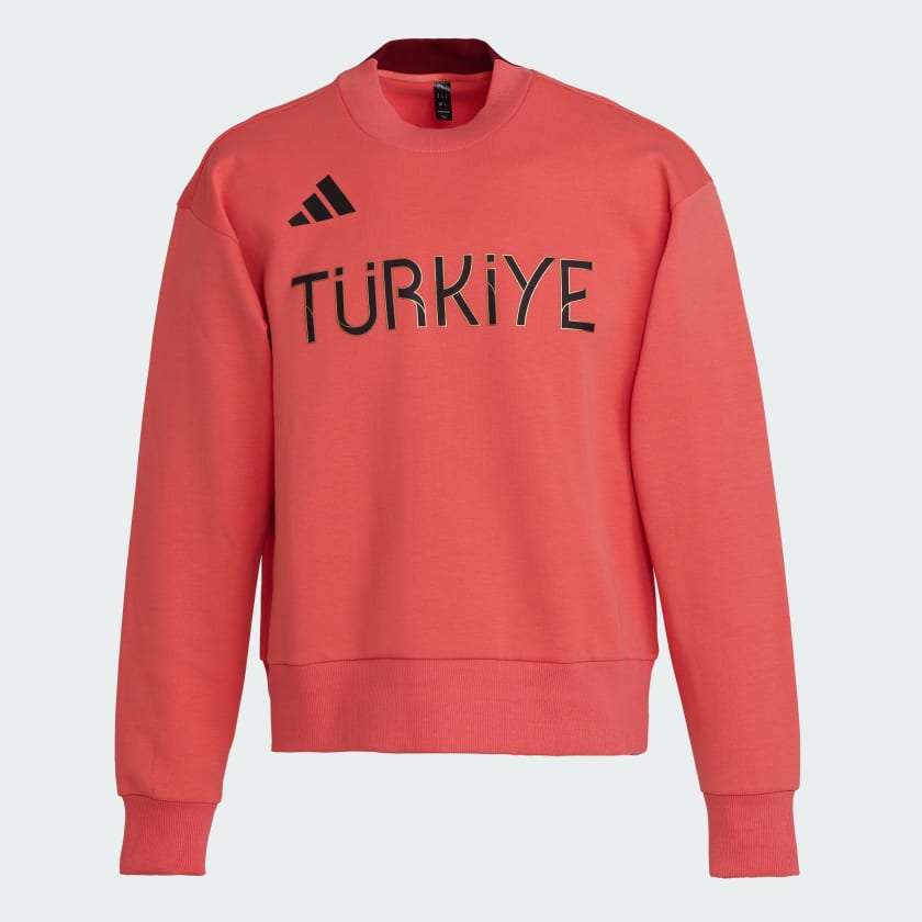 adidas Team Turkiye Sweatshirt Red adidas Turkiye