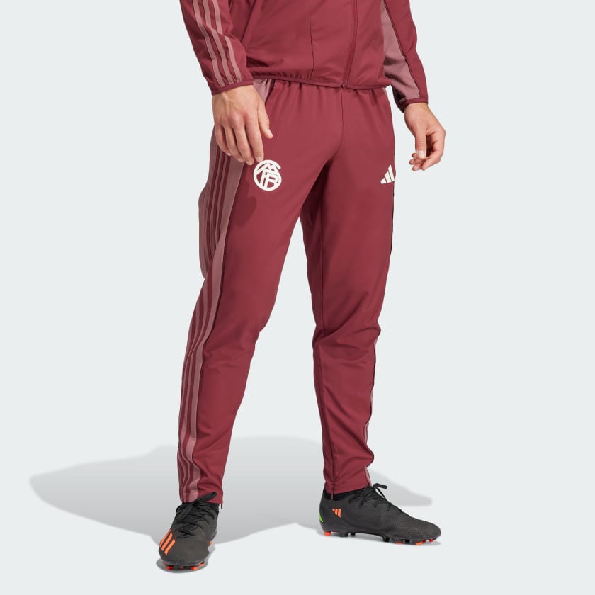 adidas FC Bayern M nchen Anthem Broek Bordeaux adidas Belgium