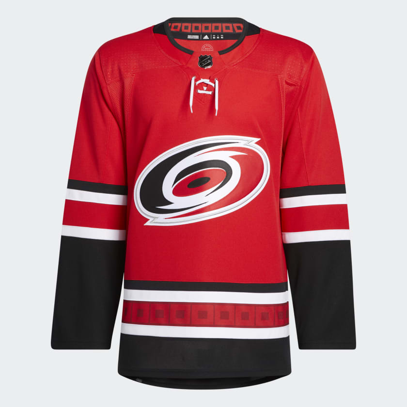 adidas NHL Carolina Hurricanes Black Authentic Hockey Jersey – Red