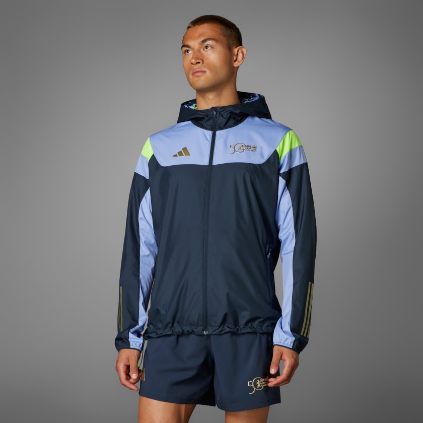 adidas BMW BERLIN MARATHON 2024 Legends Jacke Blau adidas Deutschland