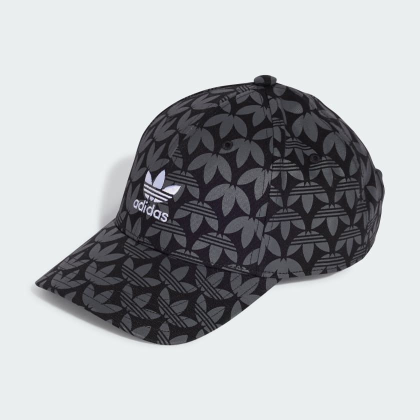 adidas Trefoil Monogram Cap Black Free Shipping with adiClub adidas US