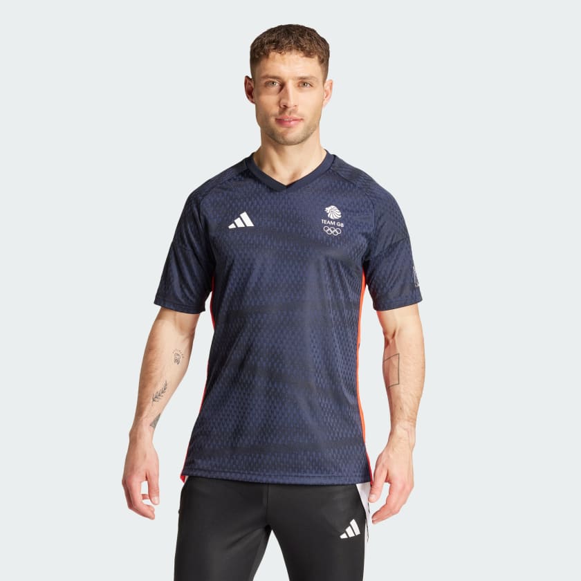 adidas Team GB Football Jersey Blue adidas UK