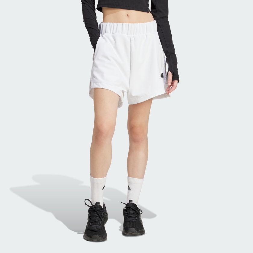 adidas Z.N.E. Woven Shorts - White | Women's Lifestyle | adidas US