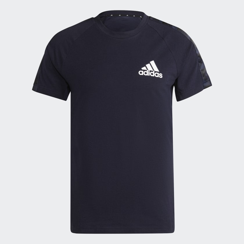 adidas AEROREADY Designed to Move Sport Motion Logo Tee Blue adidas Thailand